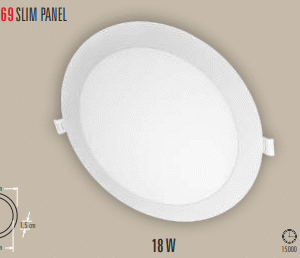 Cata CT-5169 18w Slim Led Panel Armatür Alüminyum Kasa Beyaz Işık