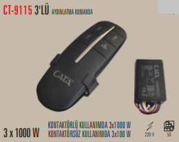 Cata CT-9115 Aydınlatma Kumandası 3X1000W
