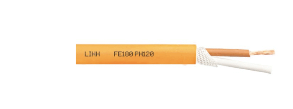 Erse 2x1,5 LIHH FE180 PH120 Yangına Dayanıklı Alarm Kablosu (Halogen Free) Makaradan Kesim