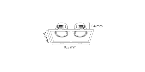Goya Gy 1737-8 2x8 Watt ON-Of Led Armatür - Görsel 8