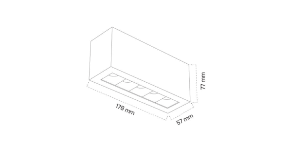 Goya Gy 1865 10 Watt Sıva Üzeri Led Armatür - Görsel 2