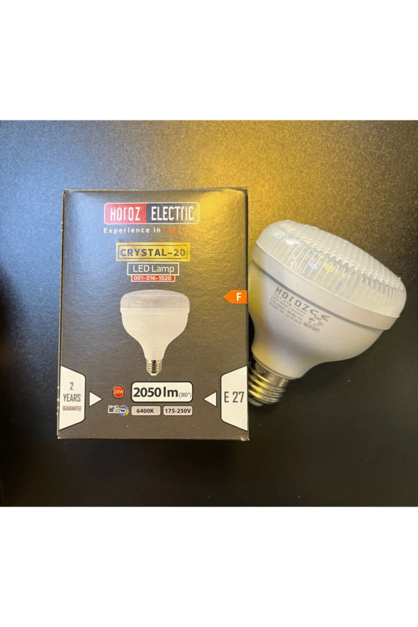 Horoz Crystal-20 Led Ampul 20w Beyaz Işık E27 Duy