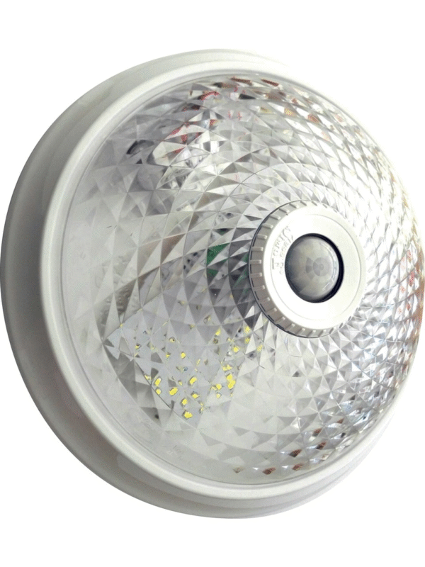 SİMGE-360° Hareket Sensörlü Ledli Acil Kilitli Tavan ARMATÜRÜ-8020-9WATT-(64 Led) Beyaz